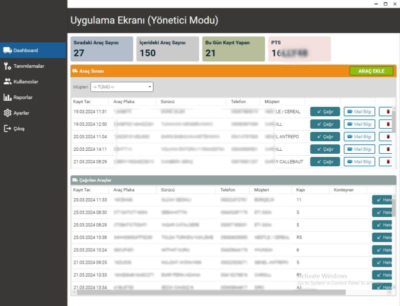 TIR kuyruğundan çıkışa, her hareket tek platformda.